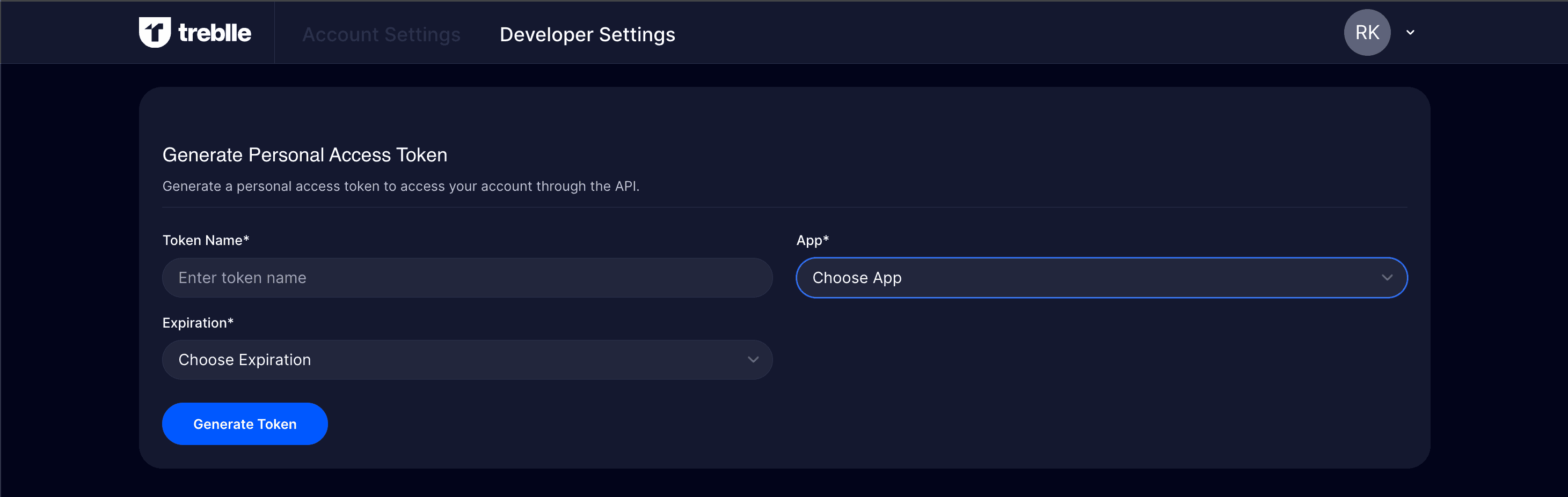 Developer Settings