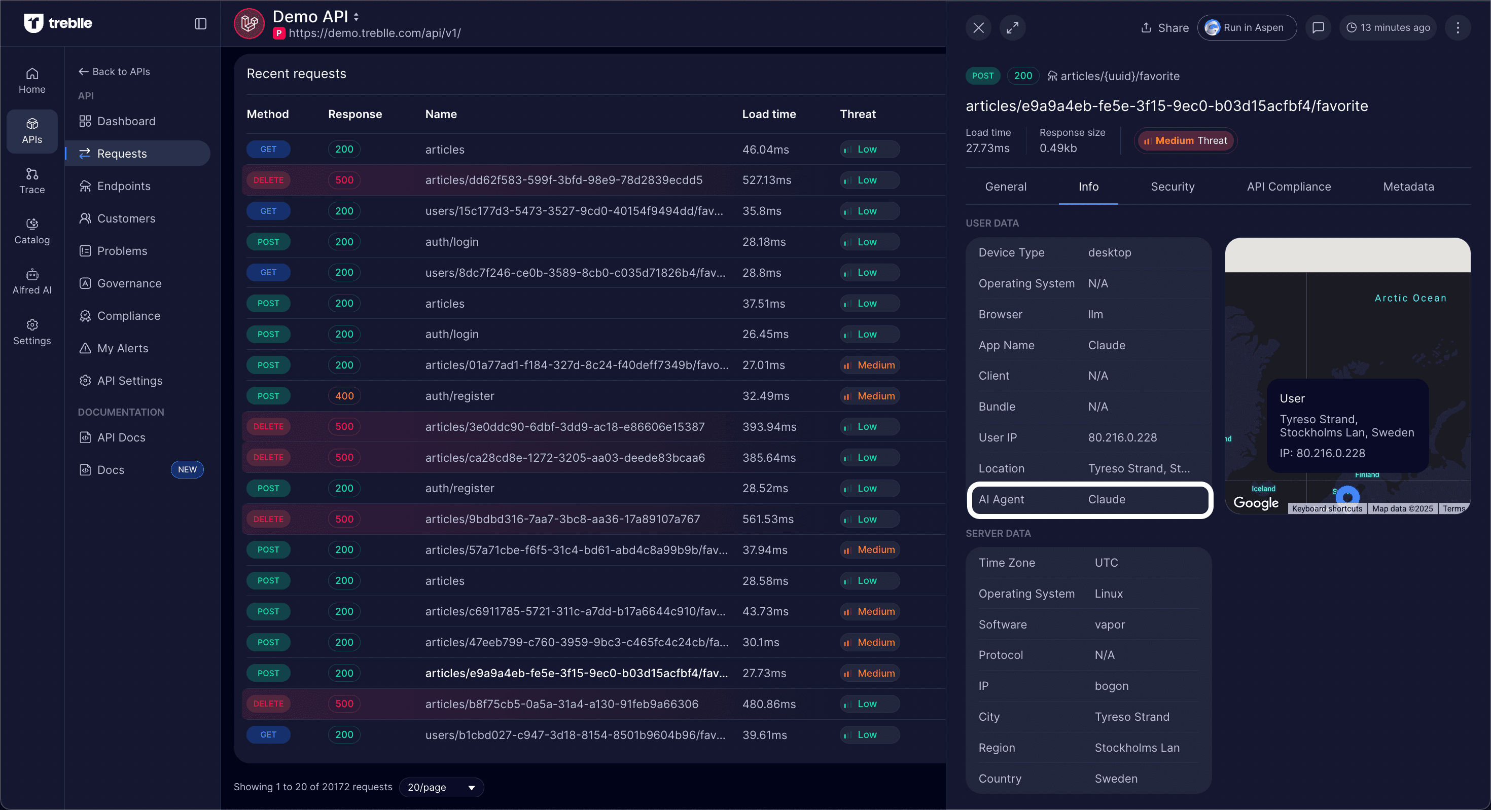 AI Agent in Request Details