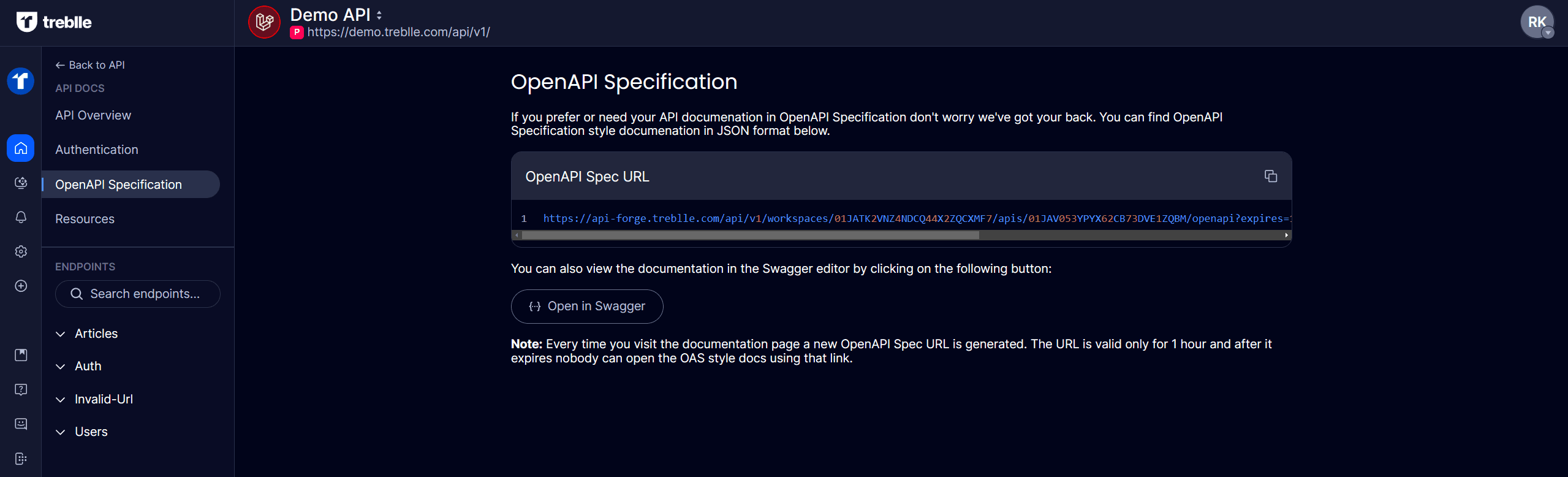OpenAPI Specification