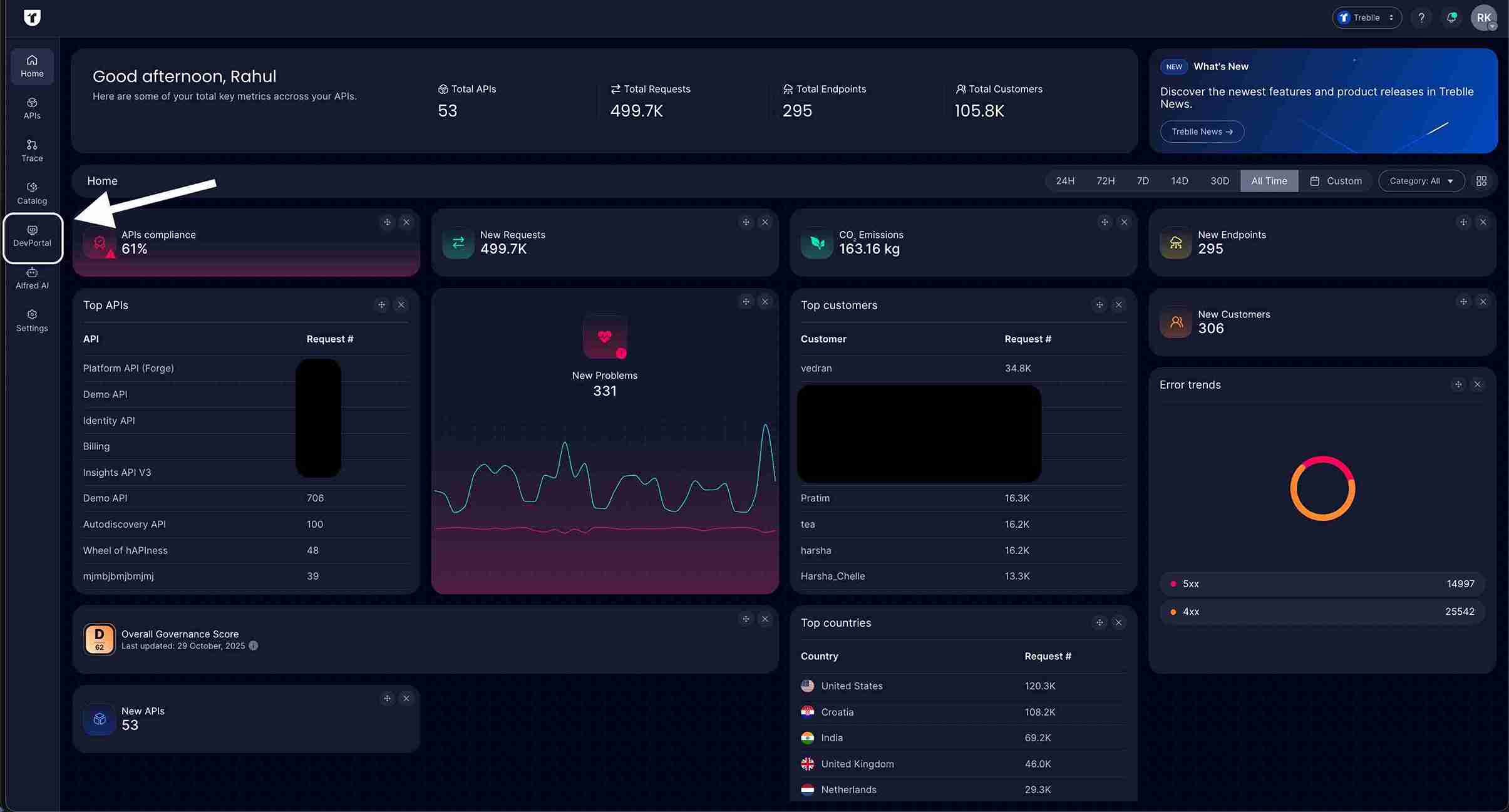 Portal Icon in Navigation