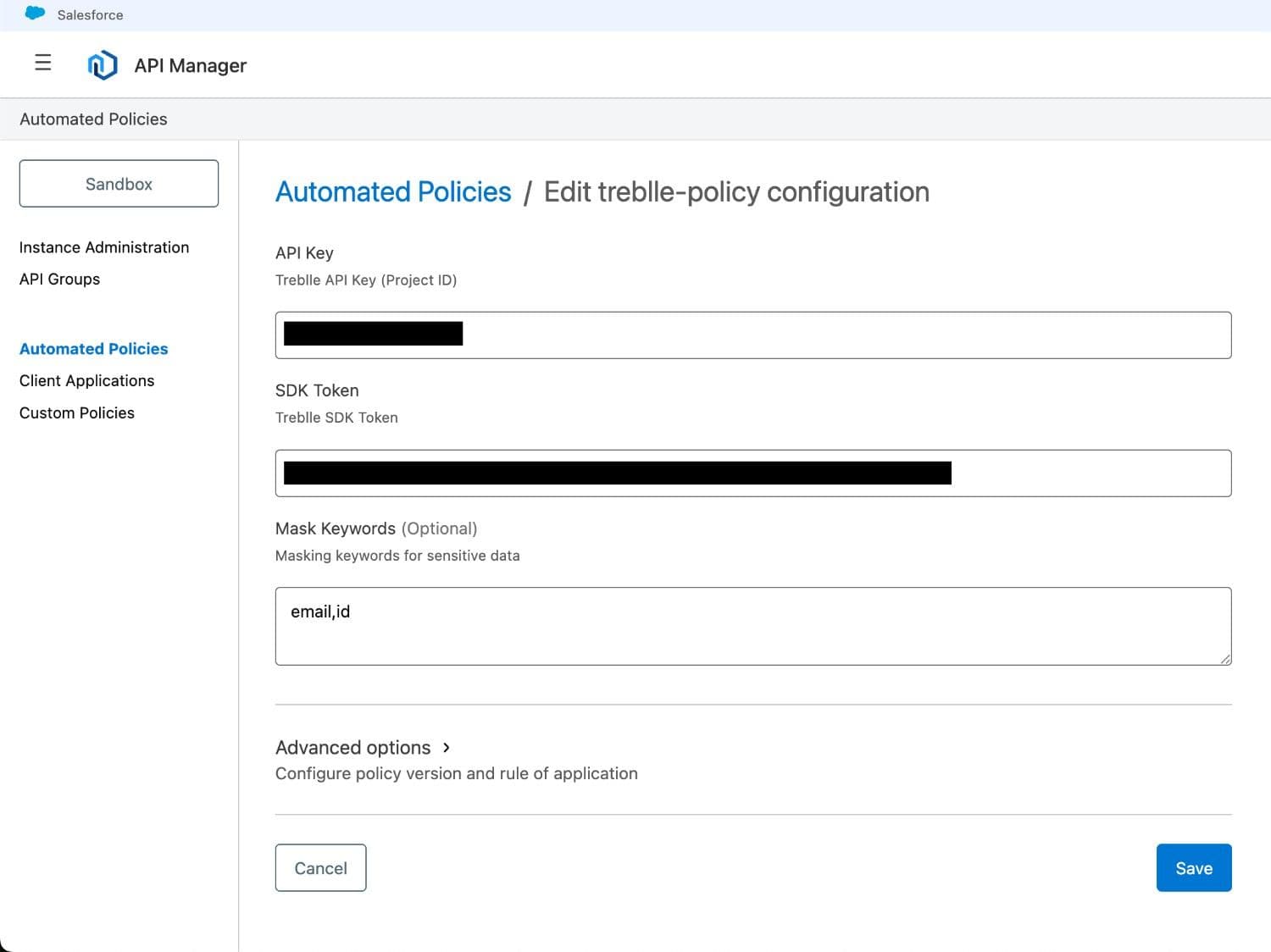 Automated Policy Configuration