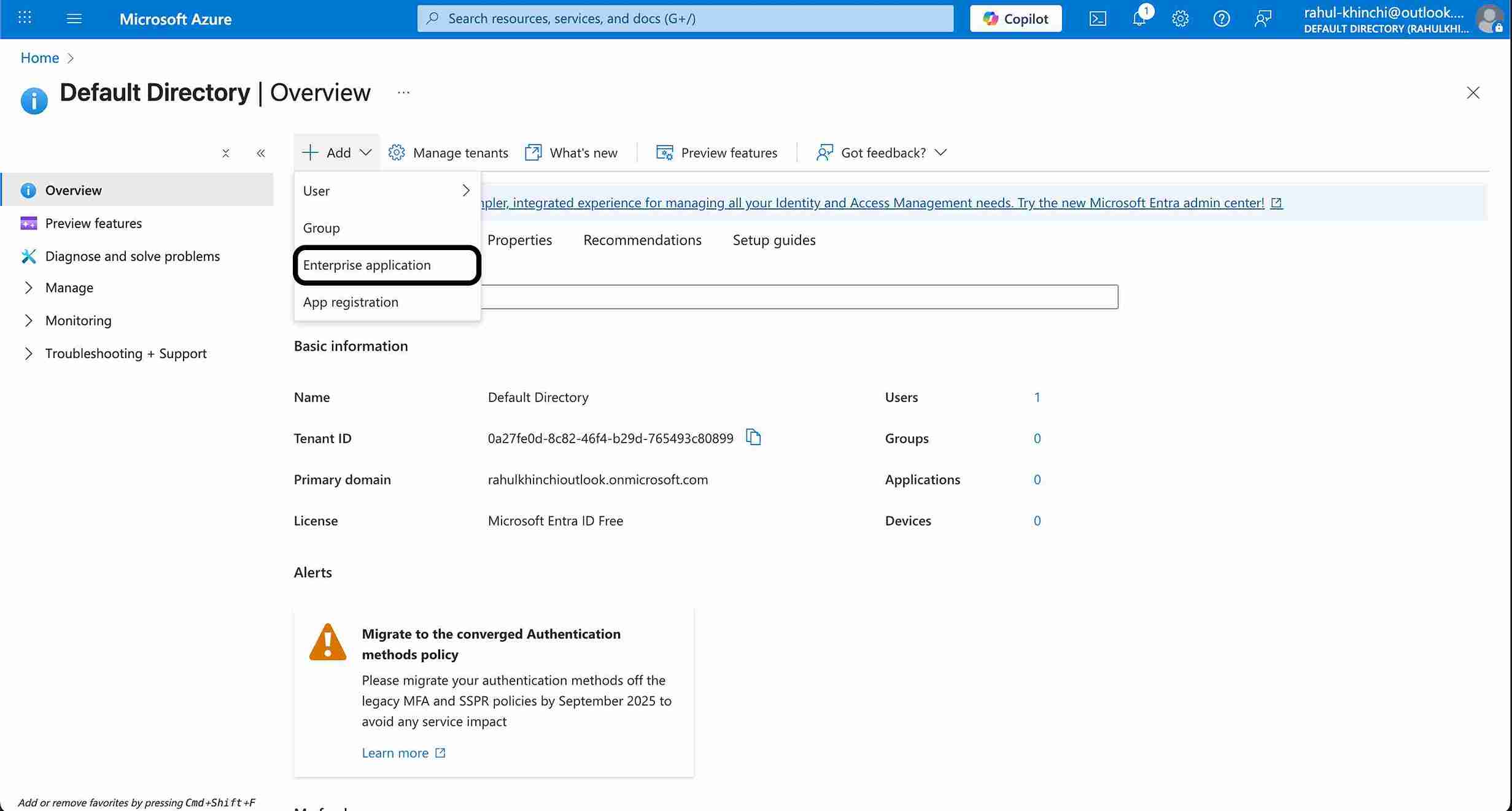 Microsoft Entra ID Dashboard