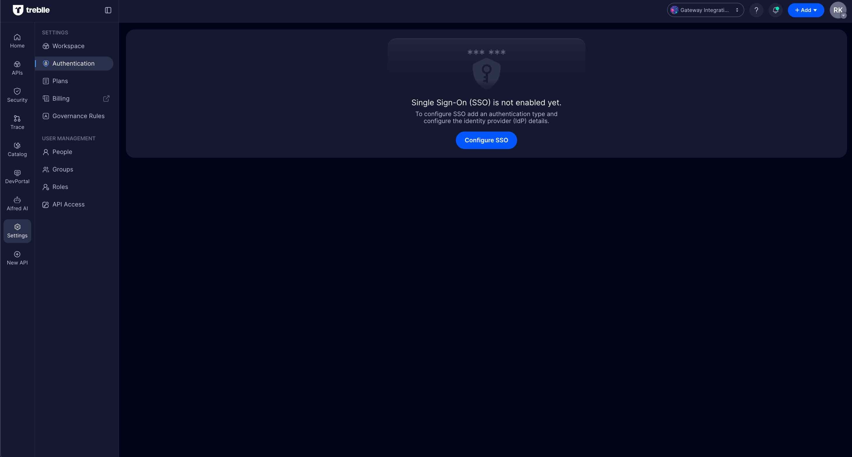 Configure Treblle SSO